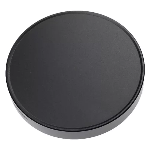VHBW 85 mm Aluminium eloxierte Objektivdeckel, Flanell Innen, Matt Schwarz