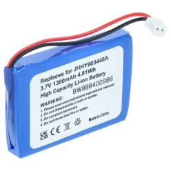   VHBW Radio Akku Albrecht 083448, JHHY903448A - 1300 mAh 3,7 V Li-Ion