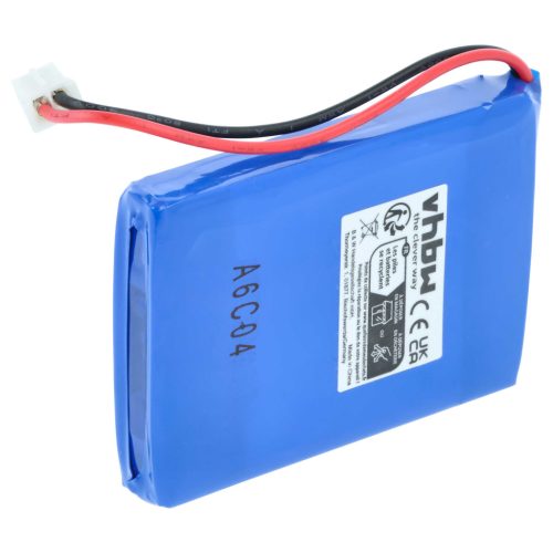 VHBW Radio Akku Albrecht 083448, JHHY903448A - 1300 mAh 3,7 V Li-Ion