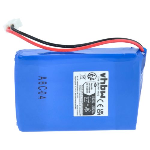 VHBW Radio Akku Albrecht 083448, JHHY903448A - 1300 mAh 3,7 V Li-Ion