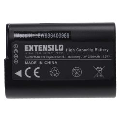   Panasonic DMW-BLK22, DMW-BLK22GK akkumulátor - 2250 mAh, 7,2 V, Li-Ion