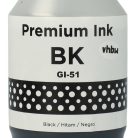 VHBW Canon GI-11, GI-21, GI-41, 4528C001, GI-51, GI-41BK Fekete Tinta, 135 ml