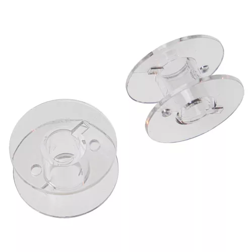 VHBW Sewing Machine Bobbin Box, 25 Bobbins, Plastic, Compatible with Brother/Singer