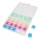 VHBW Sewing Machine Bobbin Box, 25 Colored Bobbins, Compatible with Brother, Singer