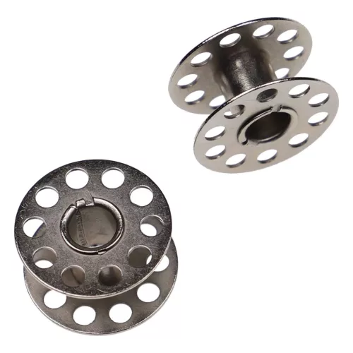 VHBW Sewing Machine Bobbins, 25 pcs, Metal, Compatible with Brother/Singer
