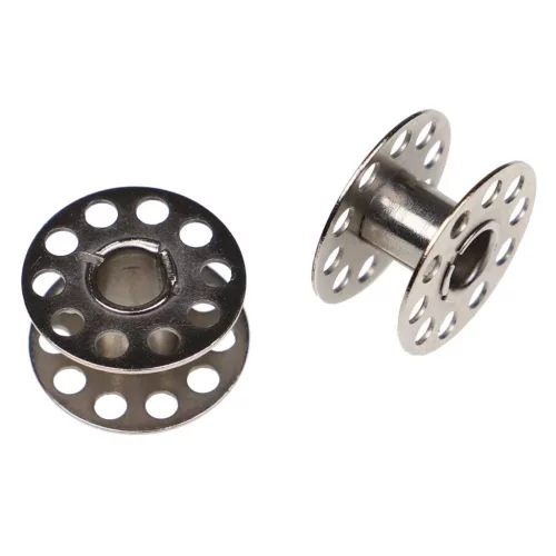 VHBW 25x Lower Thread Bobbin - Brother, Singer, Gritzner - Metal