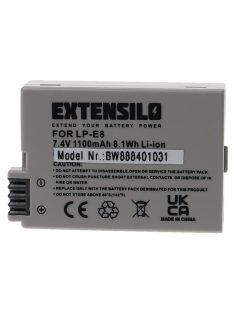 Canon LP-E8 akkumulátor - 1100 mAh, 7,4 V, Li-Ion