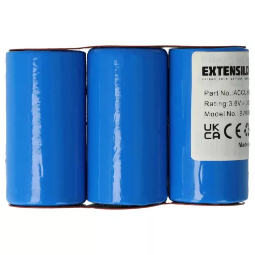 VHBW Gardena Accu45, Accu60, Accu 60 Lawn Mower Battery (08800-00.630.00) - 3600 mAh 3.6 V NiMH