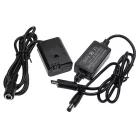 VHBW USB Power Supply AC-PW20 for Camera + DC Connector, like Sony NP-FW50 - 2 m, 8.4 V 3.0 A