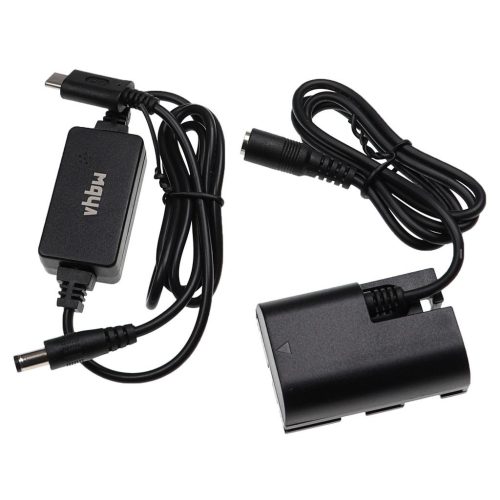  USB tápegység ACK-E6 for Camera + DC csatoló, normál dekódolású, mint Canon DR-E6 - 2 m, 8,4 V 3,0 A
