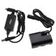  USB tápegység ACK-E6 for Camera + DC csatoló, normál dekódolású, mint Canon DR-E6 - 2 m, 8,4 V 3,0 A