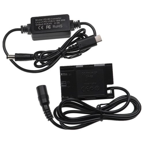  USB tápegység ACK-E6 for Camera + DC csatoló, teljesen dekódolva, mint Canon DR-E6 - 2 m, 8,4 V 3,0 A