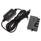 VHBW USB power supply ACK-E8 for Camera + DC connector, Canon DR-E8 - 2 m, 8.4 V 3.0 A