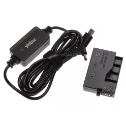   VHBW USB power supply ACK-E8 for Camera + DC connector, Canon DR-E8 - 2 m, 8.4 V 3.0 A