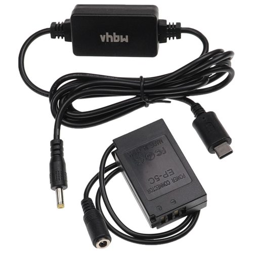  USB tápegység EH-5 fényképezőgépet + DC csatoló, Nikon EP-5C - 2 m, 9 V 3,0 A