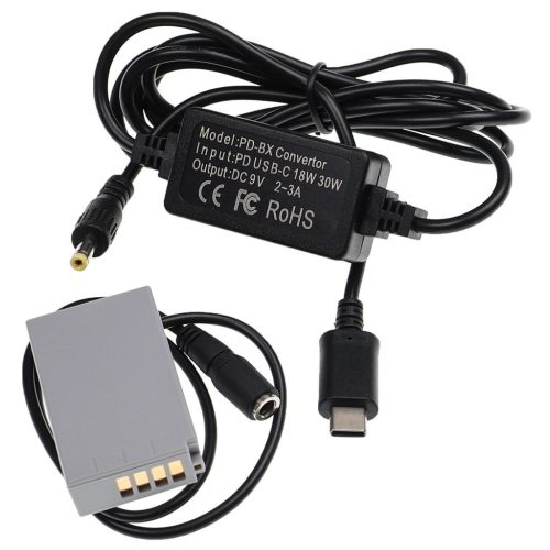 VHBW USB tápegység EH-5 fényképezőgépet + DC csatoló, Nikon EP-5F - 2 m, 9 V 3,0 A