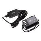 VHBW USB-Netzteil DMW-AC8 für Kamera + DC-Adapter, Panasonic DMW-DCC17 - 2 m, 9 V 3,0 A