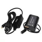 VHBW USB-Netzteil DMW-AC8 für Kamera + DC-Adapter, Panasonic DMW-DCC17 - 2 m, 9 V 3,0 A