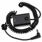 VHBW Sony NP-FW50 DC Coupler - 120 cm Spiral Cable