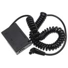 VHBW Canon DR-E18 DC Coupler - 120 cm Spiral Cable