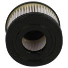 VHBW 1x Rowenta ZR009004 Patronenfilter, 3221614007446, Schwarz/Weiß