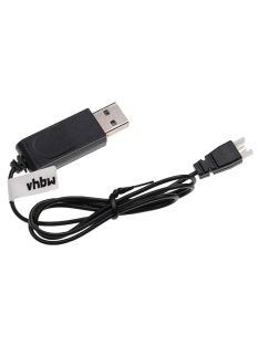   VHBW USB Töltőkábel Carrera 503001/3, 370410145 drónhoz, qdcopterhez - 60cm