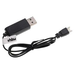   VHBW USB Töltőkábel Carrera 503001/3, 370410145 drónhoz, qdcopterhez - 60cm