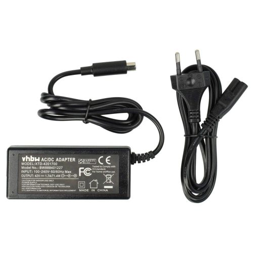 VHBW Charger for Segway Ninebot ES4 and other models, 42V, 1.7A