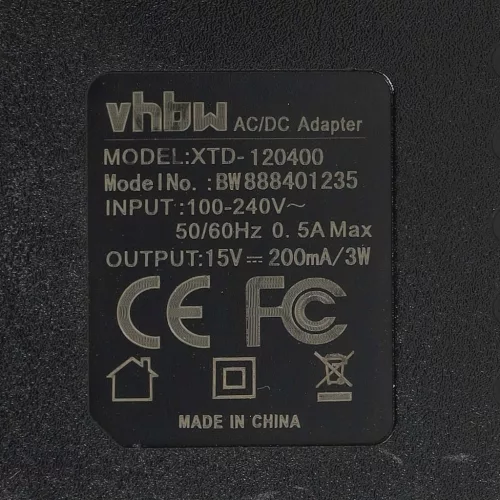 VHBW Charger AEG 4055183695 for Electrolux handheld vacuum cleaners, cordless vacuum cleaners, etc.