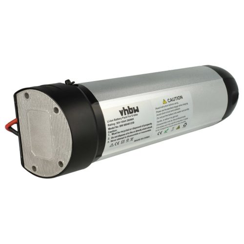 VHBW Akkumulátor / Kulacs formájú akkumulátor E-Bike-okhoz 36V, 10Ah, töltővel