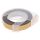 VHBW Dymo 0898140 replacement 3D embossed label tape - 9 mm, white-gold