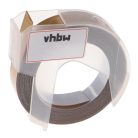 VHBW Dymo 0898140 replacement 3D embossed label tape - 9 mm, white-gold