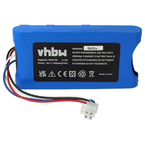 Yard Force 1920726 Lawn Mower Battery - 1500 mAh 18 V Li-Ion