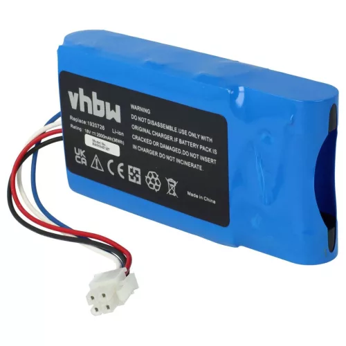 Yard Force MB400, Amiro 350i, Amiro 400i Lawn Mower Battery - 2000 mAh 18 V Li-Ion