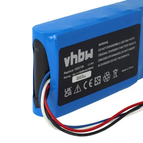 Yard Force MB400, Amiro 350i, Amiro 400i Lawn Mower Battery - 2000 mAh 18 V Li-Ion