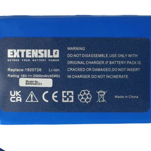 Yard Force MB800 Lawn Mower Battery, 2500 mAh 18 V Li-Ion