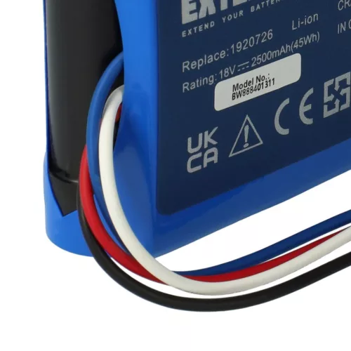 Yard Force MB800 Lawn Mower Battery, 2500 mAh 18 V Li-Ion