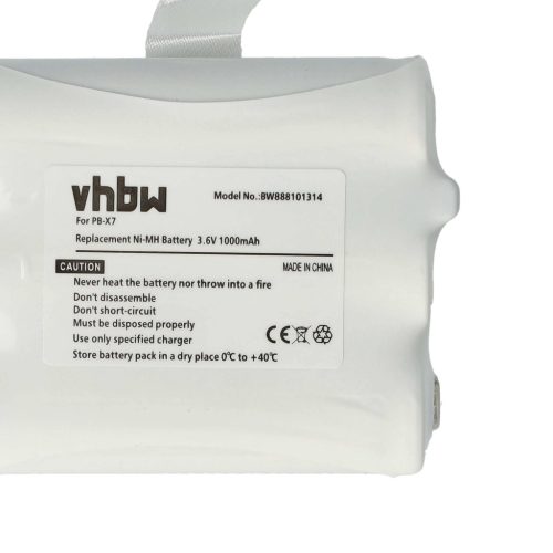 VHBW Radio Akku zur Ersatz von Midland PB-X7 - 1000 mAh 3,6 V NiMH