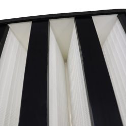   VHBW H14 HEPA-Filter, Klimaanlage, Lüftungsanlage, Glasfaser, Kunststoff, schwarz/weiß