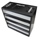 VHBW H14 HEPA-Filter, Klimaanlage, Lüftungsanlage, Glasfaser, Kunststoff, schwarz/weiß