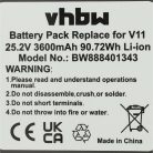 VHBW Battery for Dyson 970425-01, 970938-01 - 3600 mAh, 25.2 V, Li-Ion