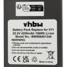 VHBW Battery for Dyson 970425-01, 970938-01 - 4200 mAh, 25.2 V, Li-Ion
