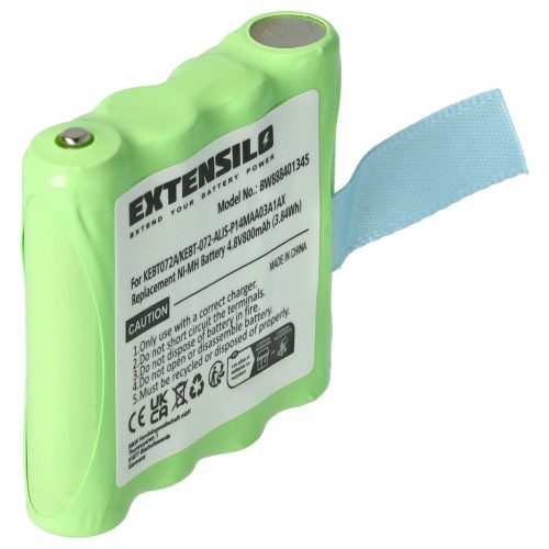 VHBW Radioakku für Midland KEBT072A, BATT4R, BATT-4R, KEBT-072-A - 800 mAh 4,8 V NiMH