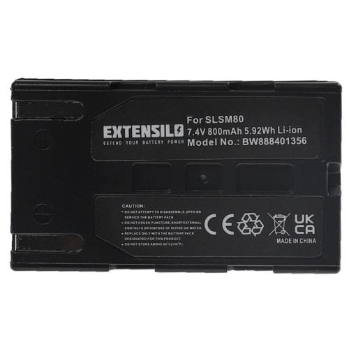 Videokamera Akku für Samsung SB-LSM80, SB-LSM320, SB-LSM160 - 800 mAh 7,4 V Li-Ion