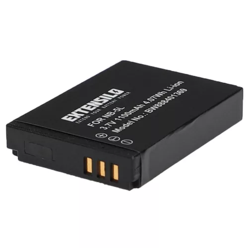 VHBW Akku für Canon NB-5L - 1100 mAh, 3,7 V, Li-Ion