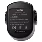 VHBW Electric Tool Battery Skil 2610908163, 2607335328, 144BAT, 92994 - 2000 mAh 14.4 V NiMH