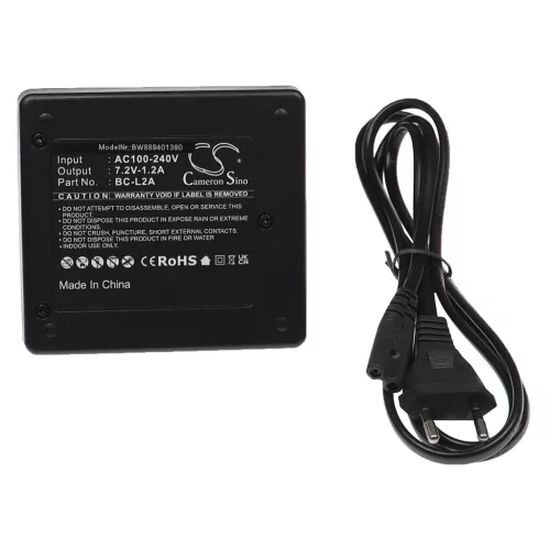 VHBW Dual Charger for Pentax Measuring Device / Battery - 7.2 V / 1.2 A
