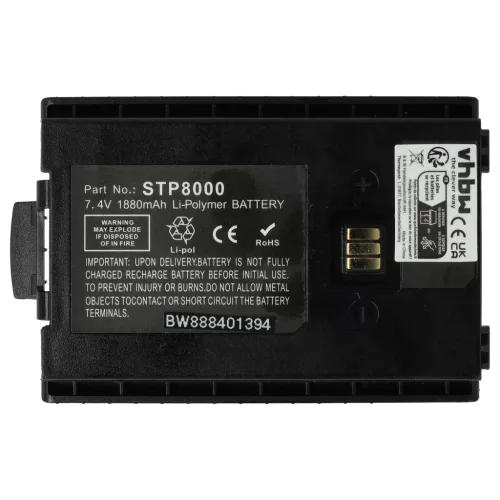 VHBW Radio Akku 300-01174, 300-00635, 300-00631, 300-00634 - 1880 mAh 7,4 V Li-Polymer