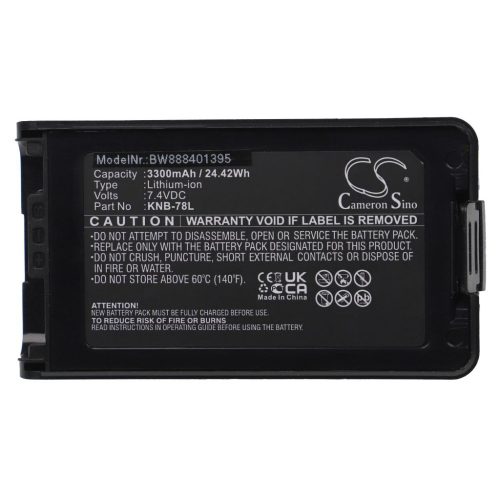 Rádió akku Kenwood KNB-57L, KNB-55L, KNB-56N, KNB-24L, KNB-35L - 3300 mAh 7,4 V Li-Ion