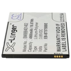   VHBW Tablet akkumulátor Samsung GH43-05039A, EB-BT575BBE - 4900 mAh 3,85 V Li-polimer